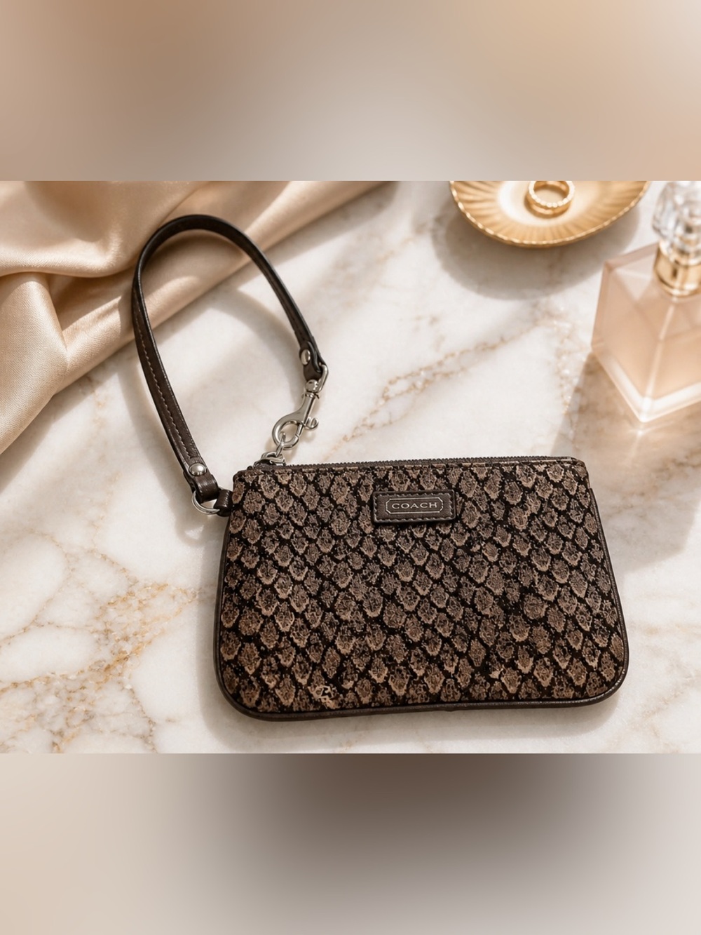 RARE COACH  SNAKE 🐍 WRISTLET